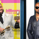 Left: Drake (Rich Fury/Getty Images for dcp), Right: Kanye West (JEAN-BAPTISTE LACROIX/AFP via Getty Images)